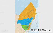 Political Map of KILIFI, lighten