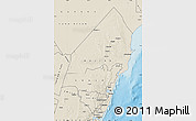 Shaded Relief Map of KILIFI