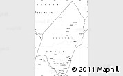 Blank Simple Map of KILIFI