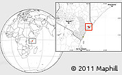 Blank Location Map of AMU, highlighted grandparent region