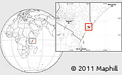 Blank Location Map of AMU, highlighted parent region