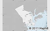 Gray Map of AMU, single color outside