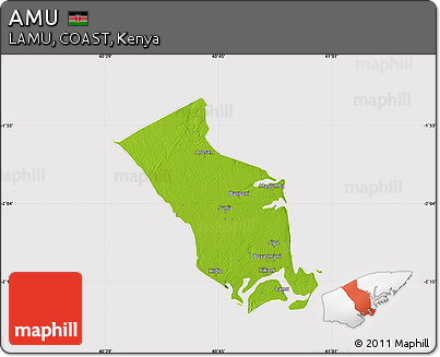 Physical Map of AMU, cropped outside