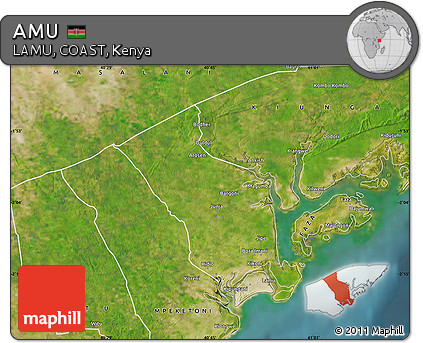 Satellite Map of AMU