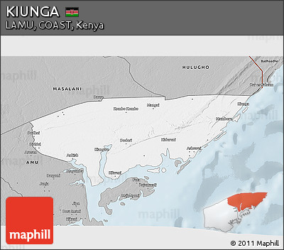 Gray 3D Map of KIUNGA