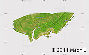 Satellite Map of KIUNGA, cropped outside