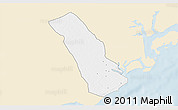 Classic Style 3D Map of MPEKETONI, single color outside