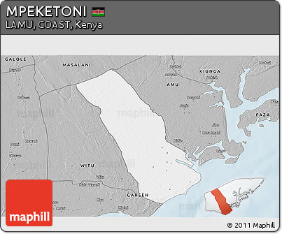 Gray 3D Map of MPEKETONI