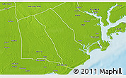 Physical 3D Map of MPEKETONI