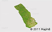 Satellite 3D Map of MPEKETONI, cropped outside