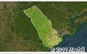 Satellite 3D Map of MPEKETONI, darken