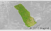 Satellite 3D Map of MPEKETONI, lighten, desaturated
