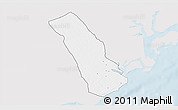 Silver Style 3D Map of MPEKETONI, single color outside