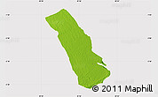 Physical Map of MPEKETONI, cropped outside