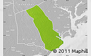 Physical Map of MPEKETONI, lighten, desaturated