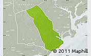 Physical Map of MPEKETONI, lighten, semi-desaturated