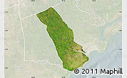 Satellite Map of MPEKETONI, lighten
