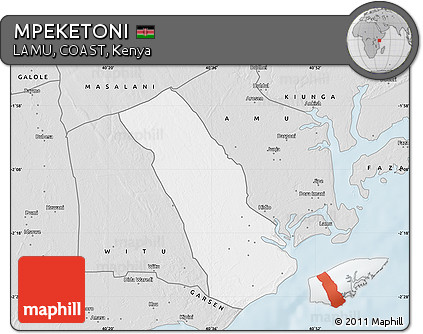 Silver Style Map of MPEKETONI