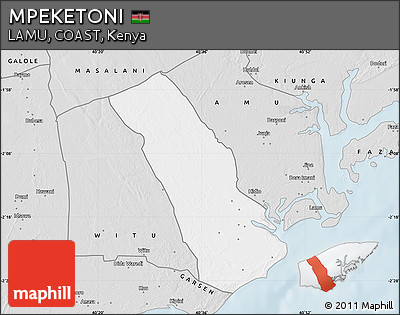 Silver Style Map of MPEKETONI
