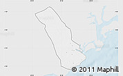 Silver Style Map of MPEKETONI, single color outside