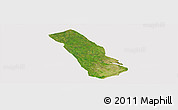 Satellite Panoramic Map of MPEKETONI, cropped outside