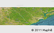Satellite Panoramic Map of MPEKETONI