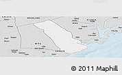 Silver Style Panoramic Map of MPEKETONI