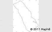 Blank Simple Map of MPEKETONI, cropped outside