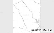 Blank Simple Map of MPEKETONI, no labels