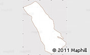 Classic Style Simple Map of MPEKETONI, cropped outside