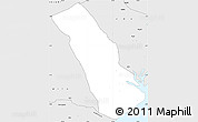 Silver Style Simple Map of MPEKETONI