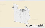 Classic Style 3D Map of MWATATE, single color outside