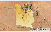 Physical 3D Map of MWATATE, satellite outside