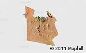 Satellite 3D Map of MWATATE, cropped outside