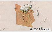 Satellite 3D Map of MWATATE, lighten