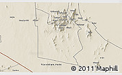 Shaded Relief 3D Map of MWATATE