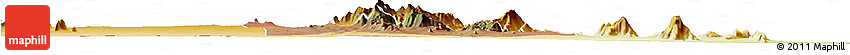 Satellite Horizon Map of MWATATE, physical outside