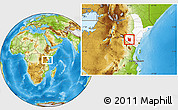 Physical Location Map of MWATATE, highlighted grandparent region