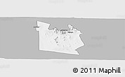Gray Panoramic Map of MWATATE, single color outside
