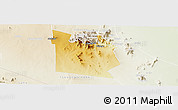Physical Panoramic Map of MWATATE, lighten