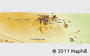 Physical Panoramic Map of MWATATE