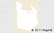 Classic Style Simple Map of MWATATE, single color outside