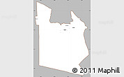 Gray Simple Map of MWATATE, cropped outside