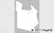 Gray Simple Map of MWATATE, single color outside