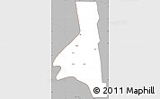 Gray Simple Map of TAVETA