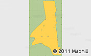Savanna Style Simple Map of TAVETA, cropped outside