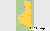 Savanna Style Simple Map of TAVETA