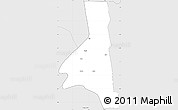 Silver Style Simple Map of TAVETA