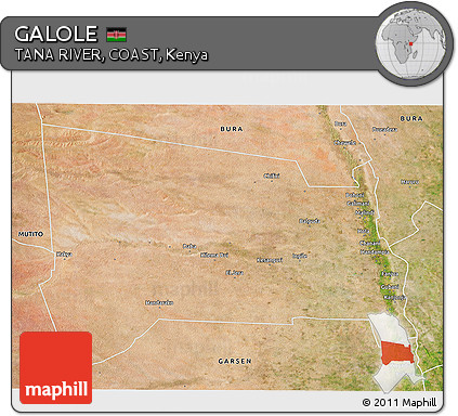 Satellite 3D Map of GALOLE