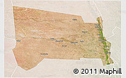 Satellite 3D Map of GALOLE, lighten